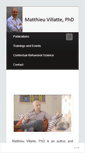 Mobile Screenshot of matthieuvillatte.com