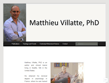 Tablet Screenshot of matthieuvillatte.com